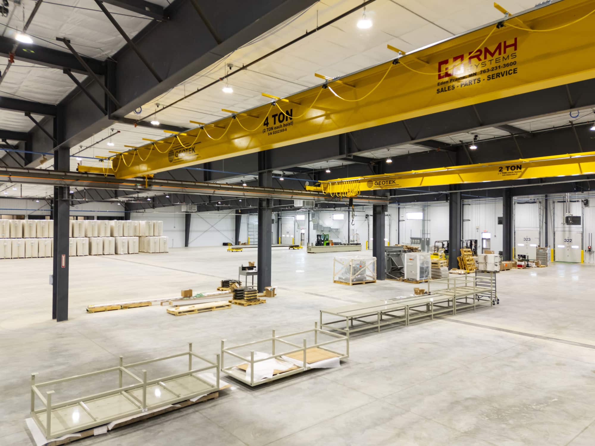 Overhead crane systems — industrial overhead bridge crane installation